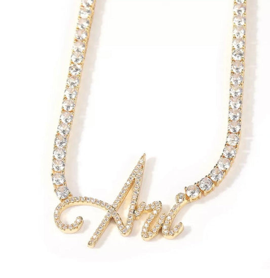 Diamond Tennis Chain | Diamond Chain Necklace | AriJah's BOX
